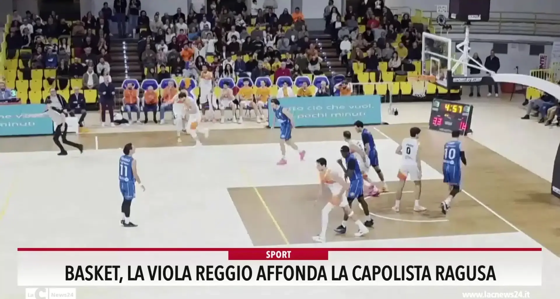 Basket, la Viola Reggio affonda la capolista Ragusa