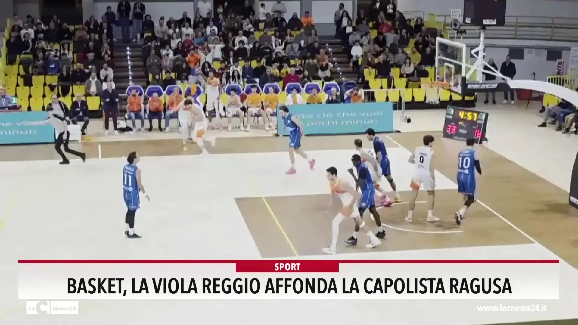 Basket, la Viola Reggio affonda la capolista Ragusa