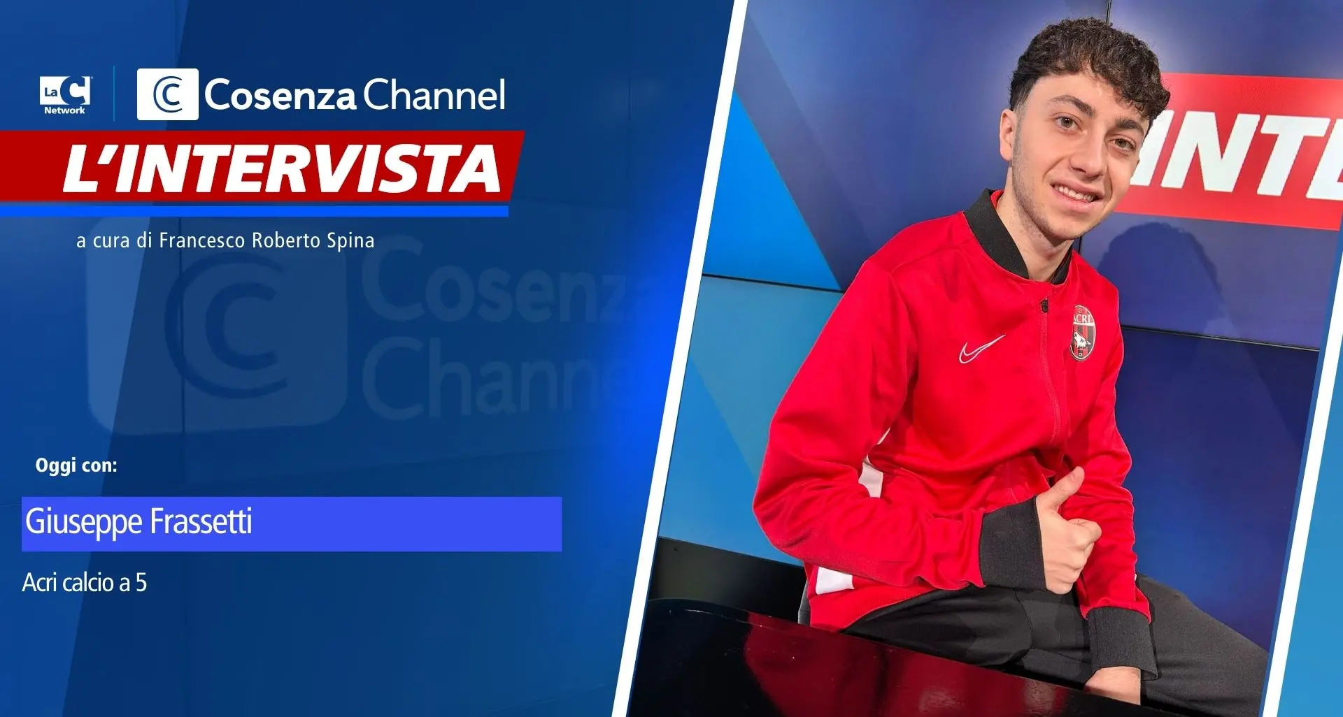 Giuseppe Frassetti, il giovane laterale del Città di Acri C5: «Anno per crescere e sognare in A2»