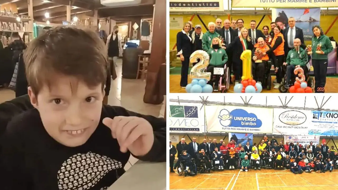 A Gioia Tauro un memorial di boccia paralimpica nel ricordo di Karol Agostino, scomparso a 13 anni per una malattia rara\n
