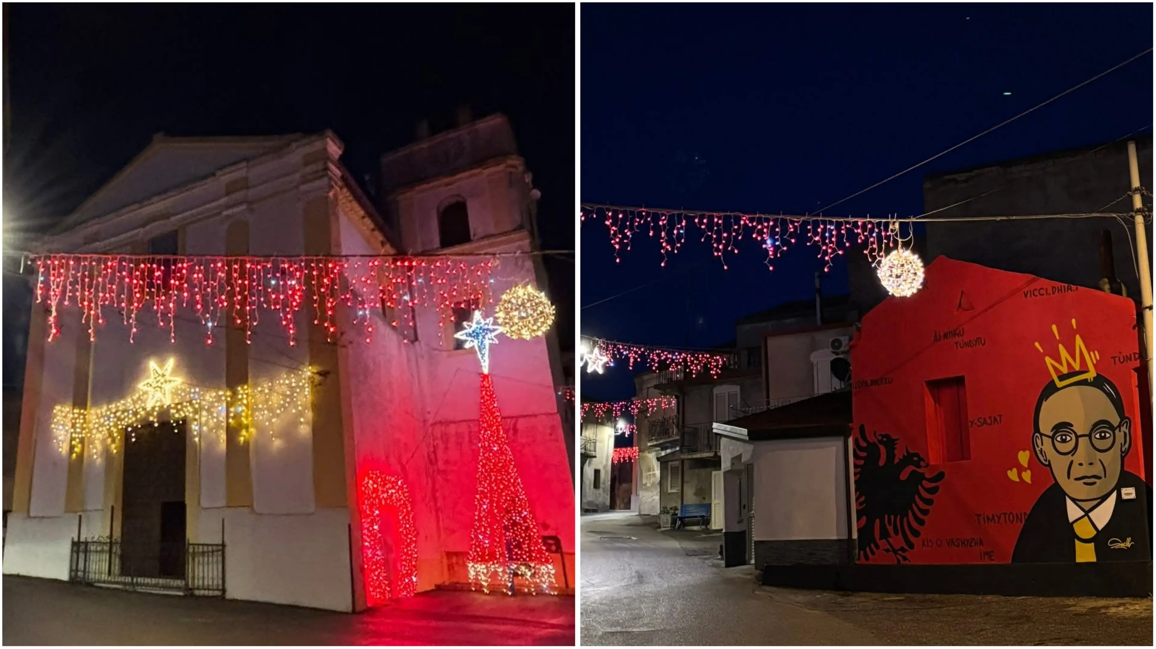 Accese le luminarie, Marcedusa si illumina per Sant'Andrea e per le festività natalizie