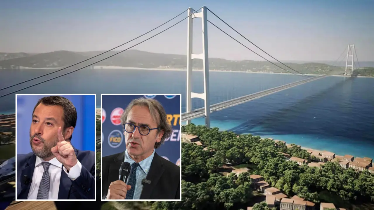 <p>Nei riquadri, Salvini e Bonelli</p>\\n