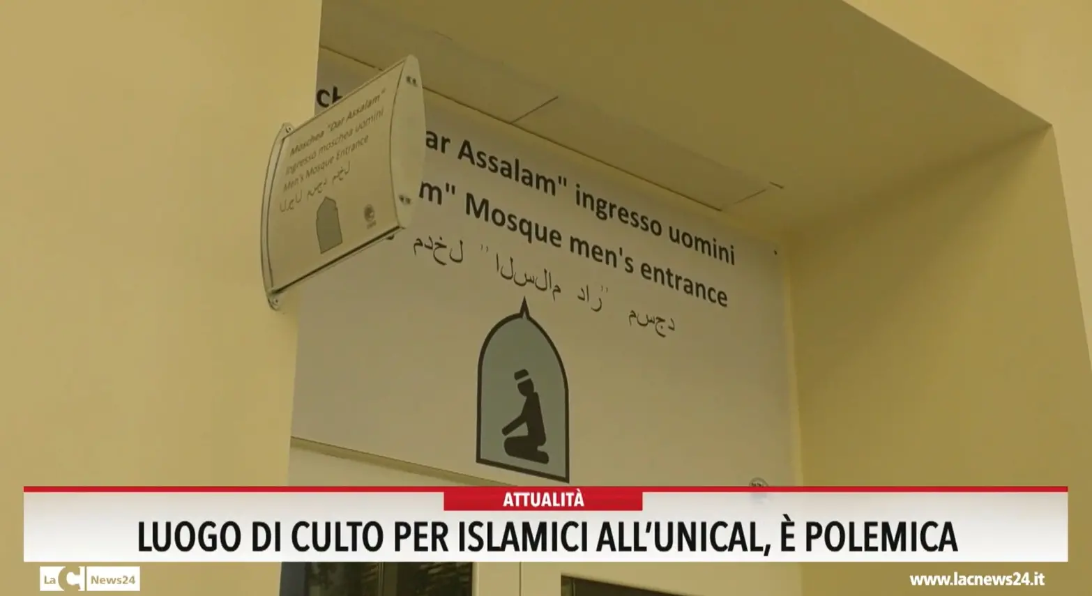 Luogo di culto per islamici all'Unical, è polemica