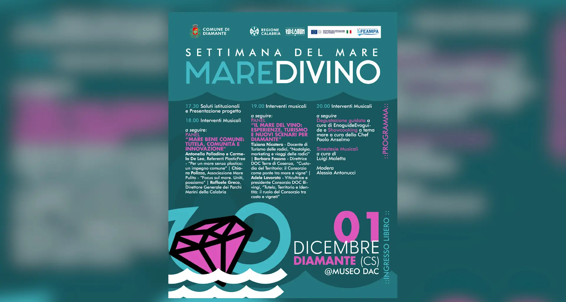 Diamante celebra il legame tra mare, cultura e territorio: il 1° dicembre arriva\u00A0l’evento\u00A0“Mare Divino”\n