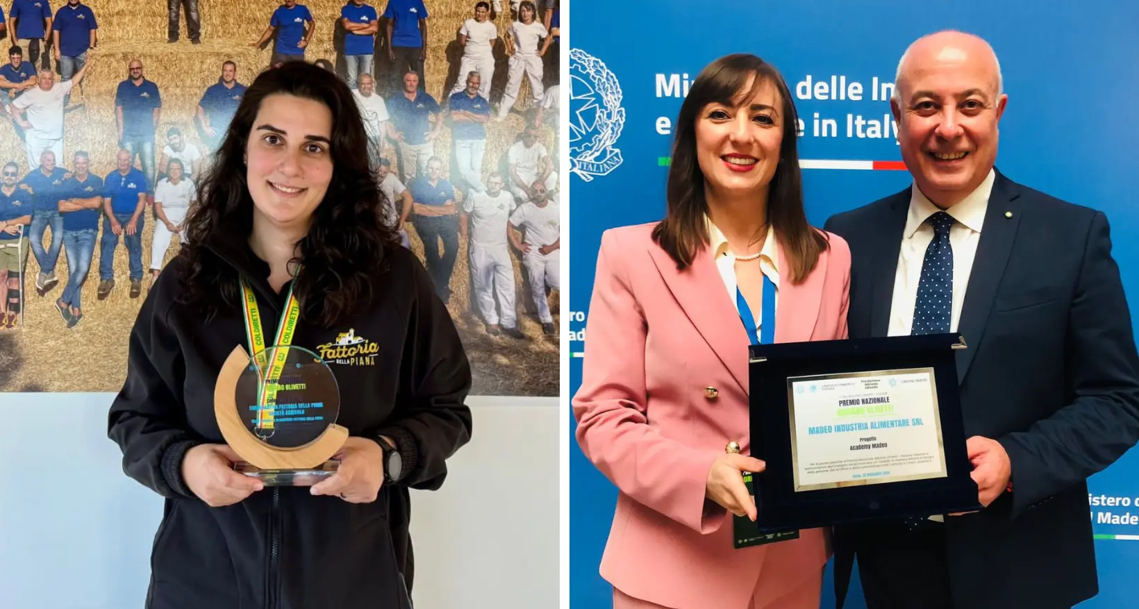 Il Premio Olivetti a Fattoria della Piana e Filiera Madeo: la Calabria vince con le donne Coldiretti\n
