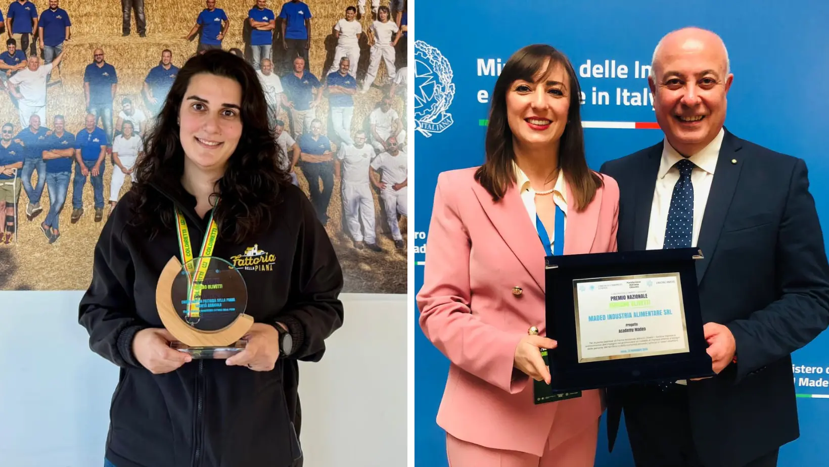 Il Premio Olivetti a Fattoria della Piana e Filiera Madeo: la Calabria vince con le donne Coldiretti\n