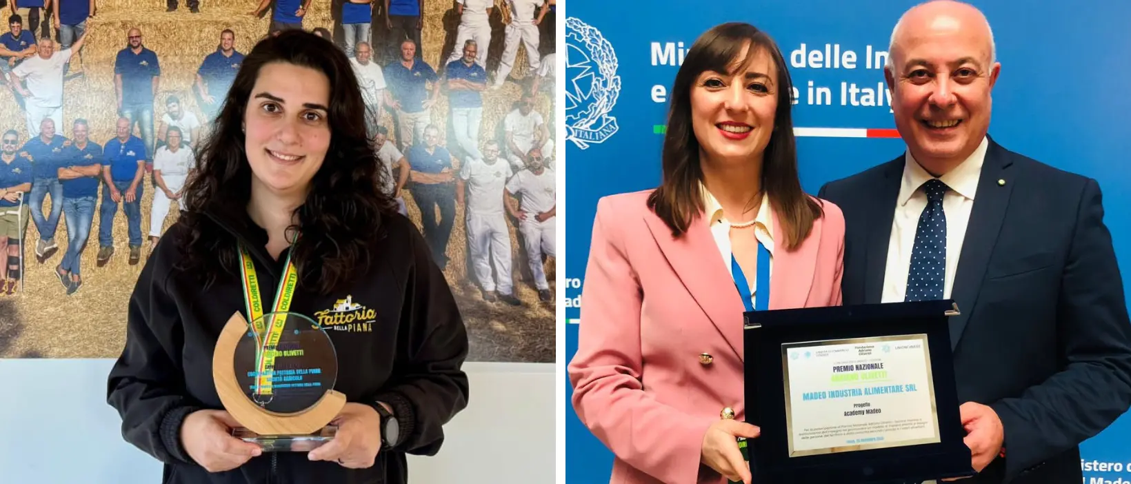 Il Premio Olivetti a Fattoria della Piana e Filiera Madeo: la Calabria vince con le donne Coldiretti\n