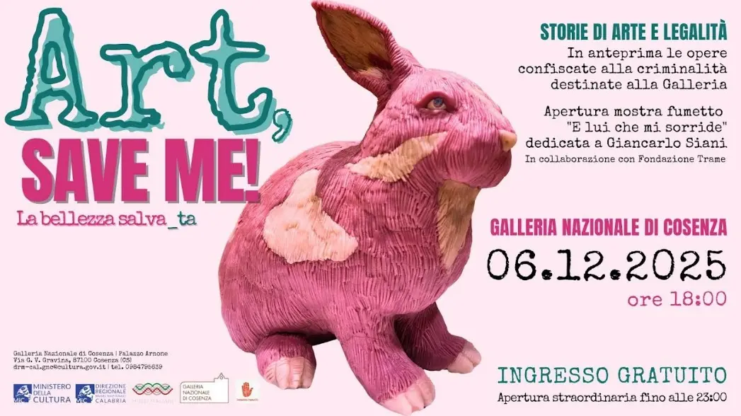 L’arte salvata, a Cosenza in mostra le opere confiscate alla criminalità e omaggio a Giancarlo Siani\n