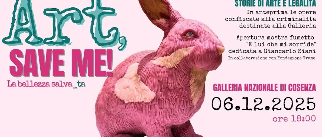 L’arte salvata, a Cosenza in mostra le opere confiscate alla criminalità e omaggio a Giancarlo Siani\n