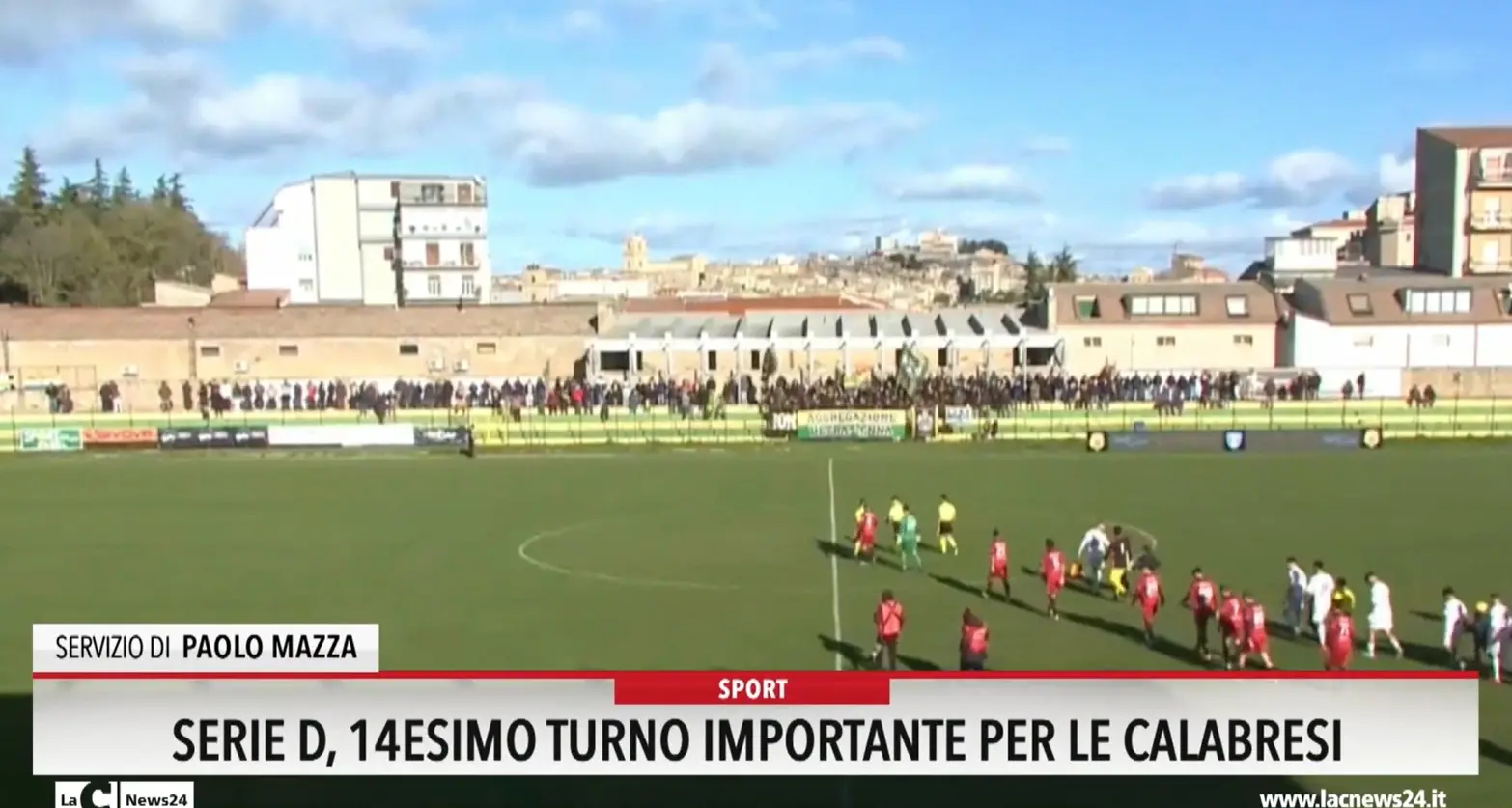 Serie D: 14esimo turno importante per le calabresi