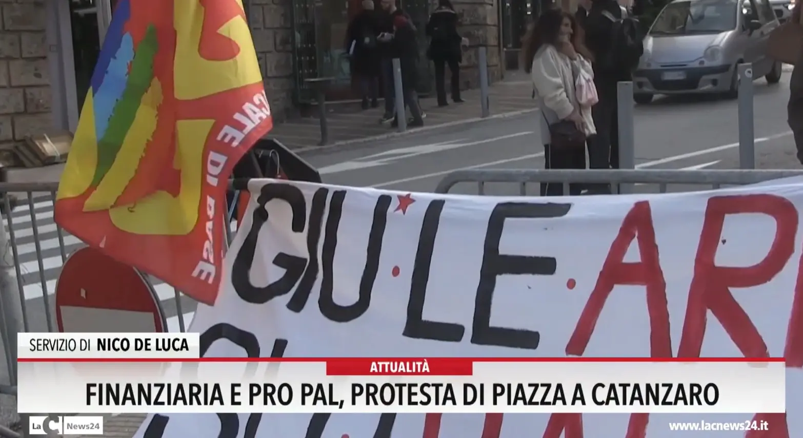 Finanziaria e pro Pal: protesta di piazza a Catanzaro