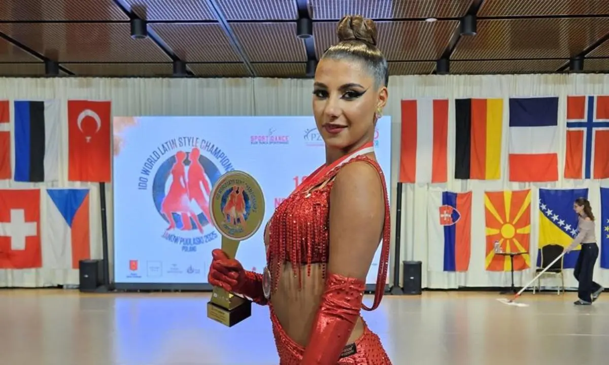 Giorgia Pucciano vice campionessa mondiale nelle danze latino-americane\n