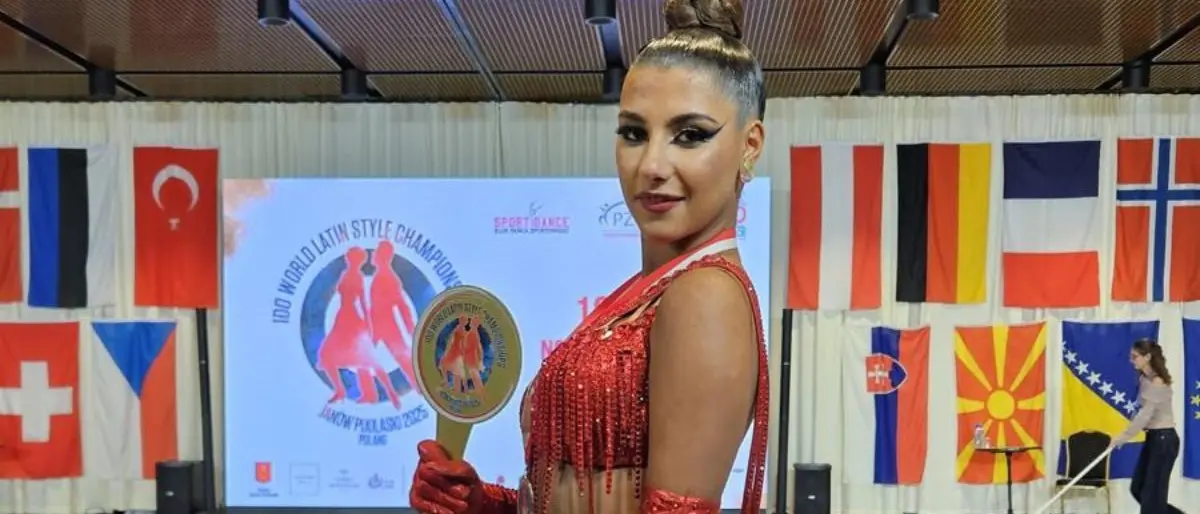 Giorgia Pucciano vice campionessa mondiale nelle danze latino-americane\n