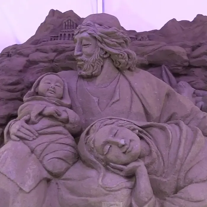 A Soverato inaugurato il Presepe in sculture di sabbia: 600 metri quadri di un’opera d’arte che celebra natività e territorio\n