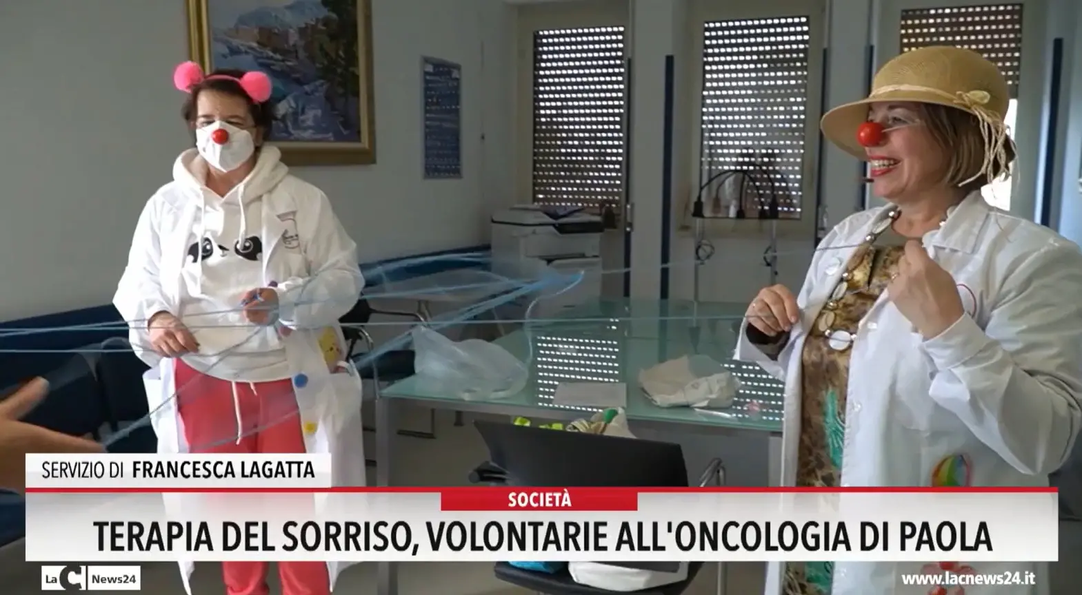 Terapie del sorriso, volontarie all'oncologia di Paola