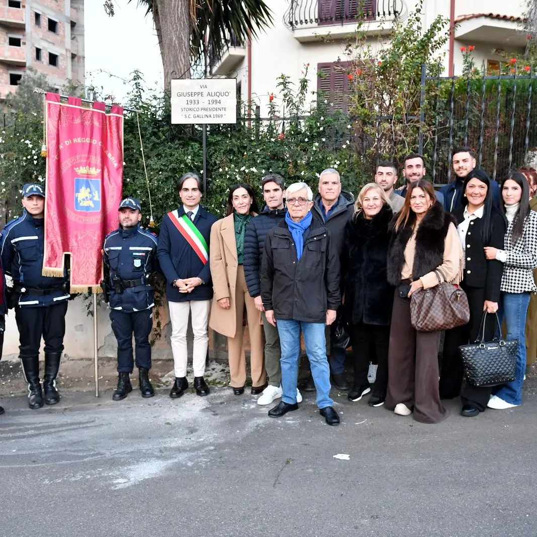 Reggio, una via a Gallina porterà il nome di Giuseppe Aliquò\n