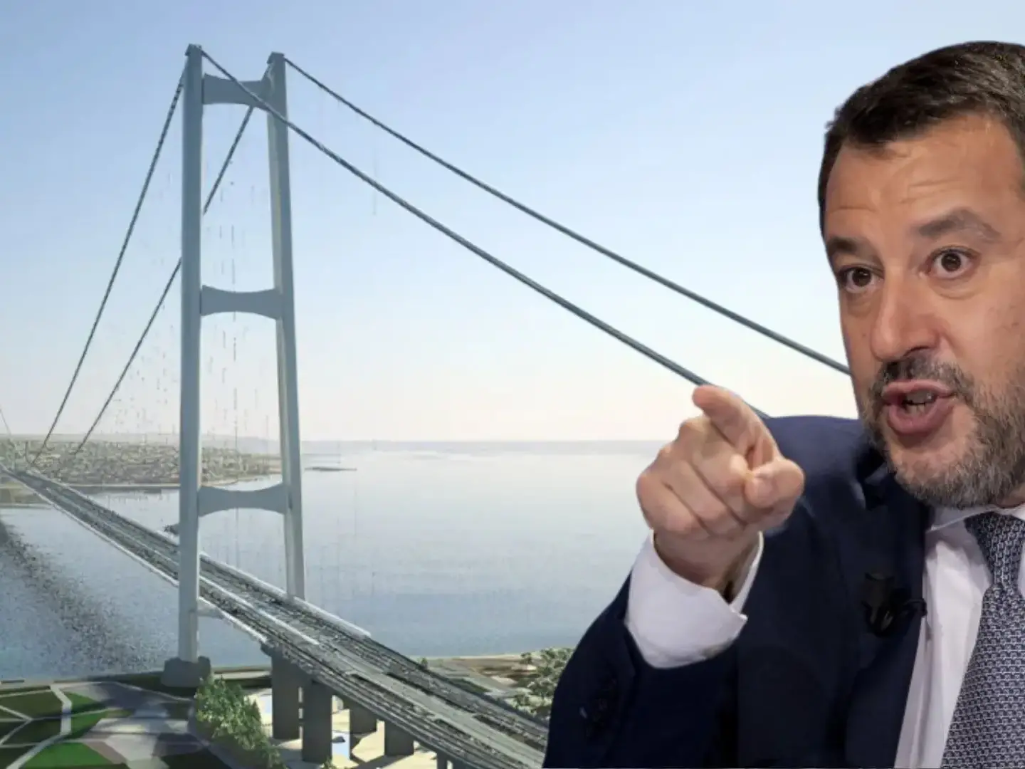 Salvini “risponde” ai No Ponte: «I cantieri apriranno nel 2026, in Calabria e Sicilia 45 miliardi in opere pubbliche»