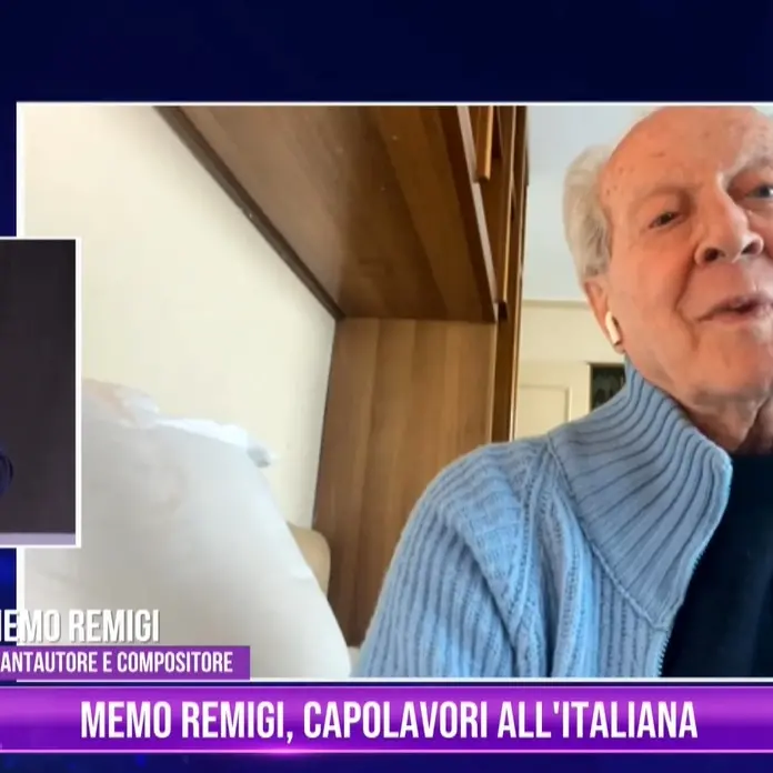 Memo Remigi tra musica, ricordi ed emozioni: il cantautore e compositore ospite di Vengo dopo il tg\n
