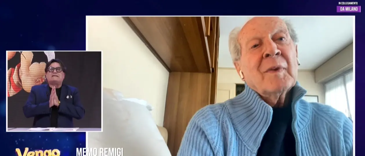 Memo Remigi tra musica, ricordi ed emozioni: il cantautore e compositore ospite di Vengo dopo il tg\n
