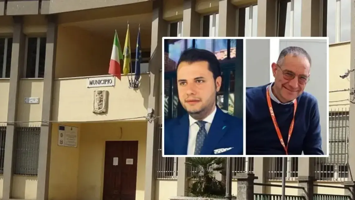 <p>Il Comune di Capistrano e nei riquadri il rieletto sindaco Marco Martino e il consigliere di minoranza Giuseppe Crispino</p>\\n