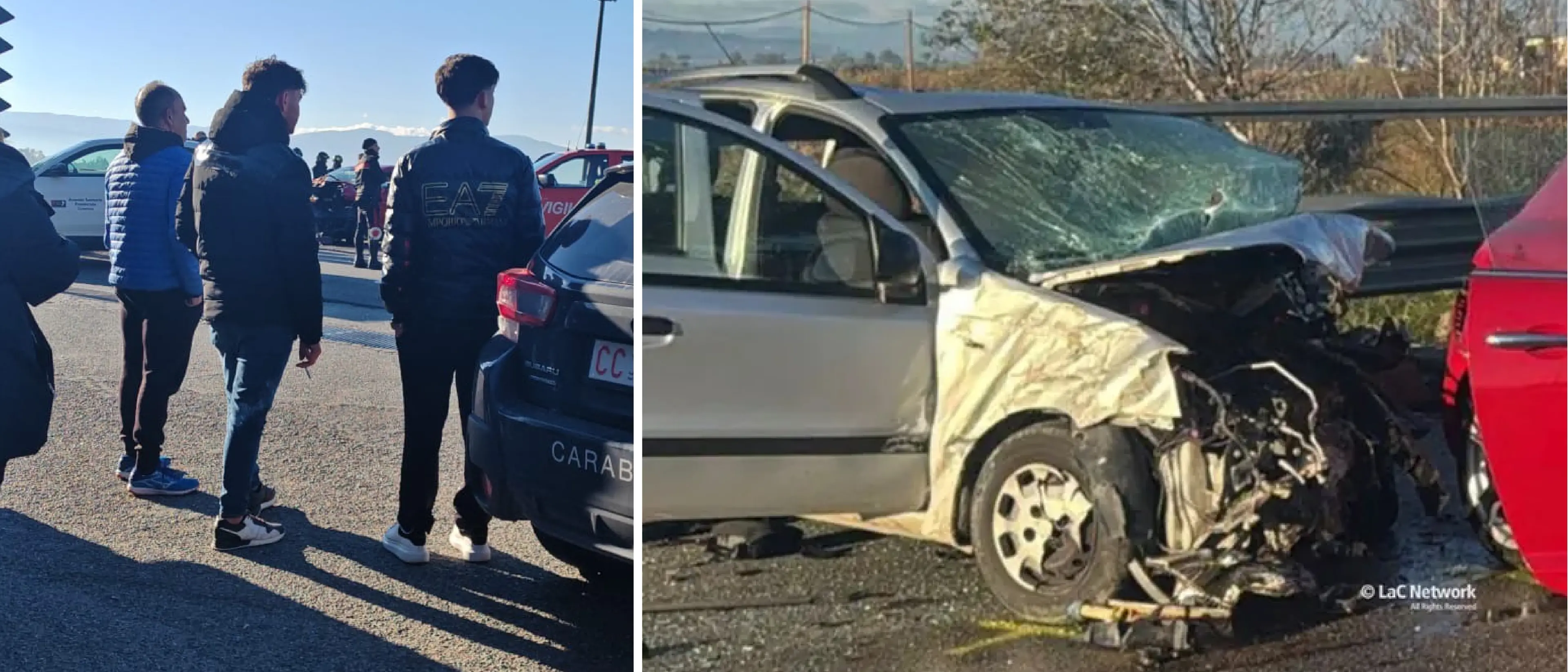 Due giovani fidanzati di 20 e 21 anni\u00A0morti nello schianto devastante sulla Statale 106:\u00A0ci sono anche 4 feriti, uno è grave\n