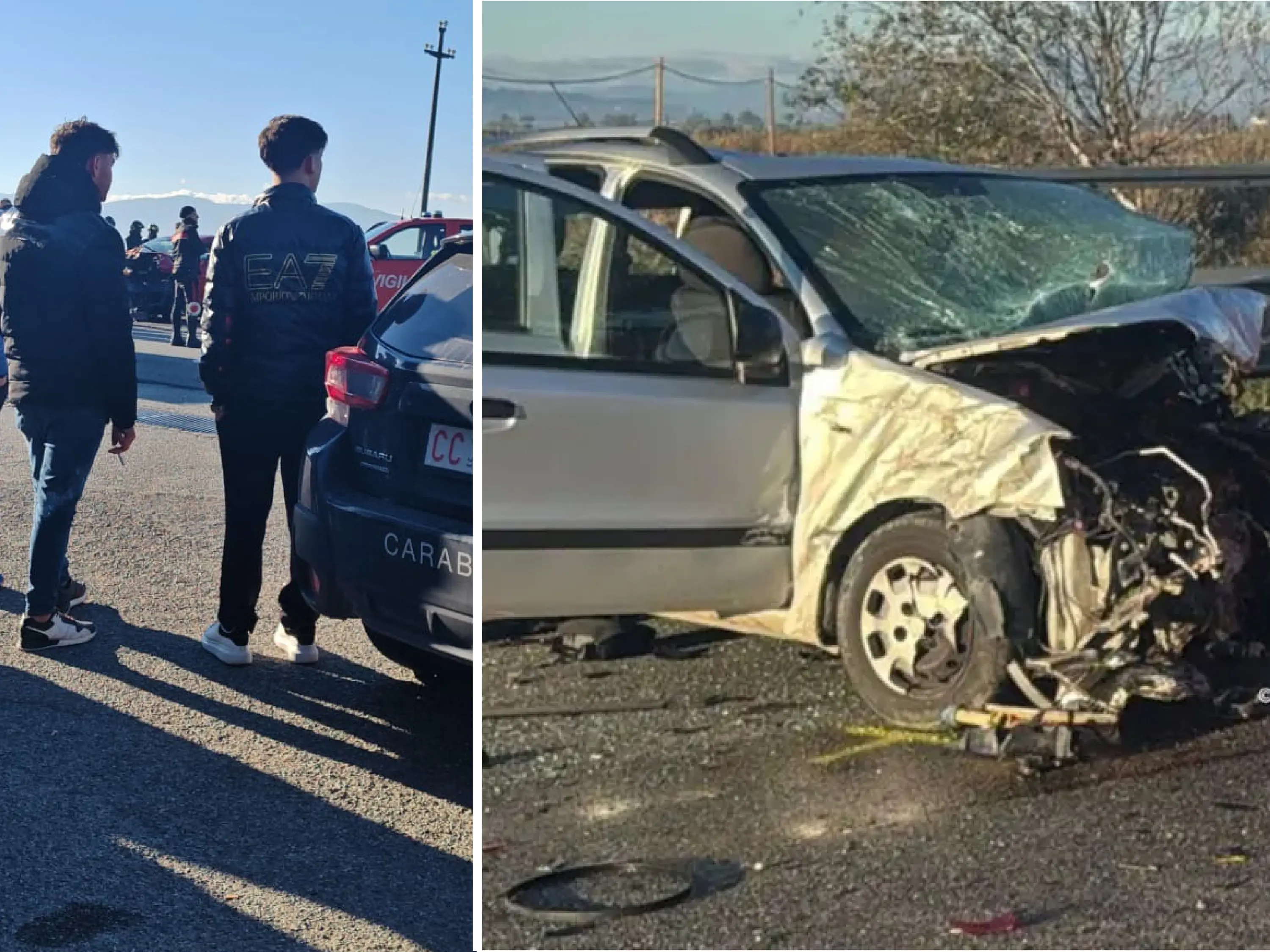 Due giovani fidanzati di 20 e 21 anni morti nello schianto devastante sulla Statale 106: ci sono anche 4 feriti, uno è grave