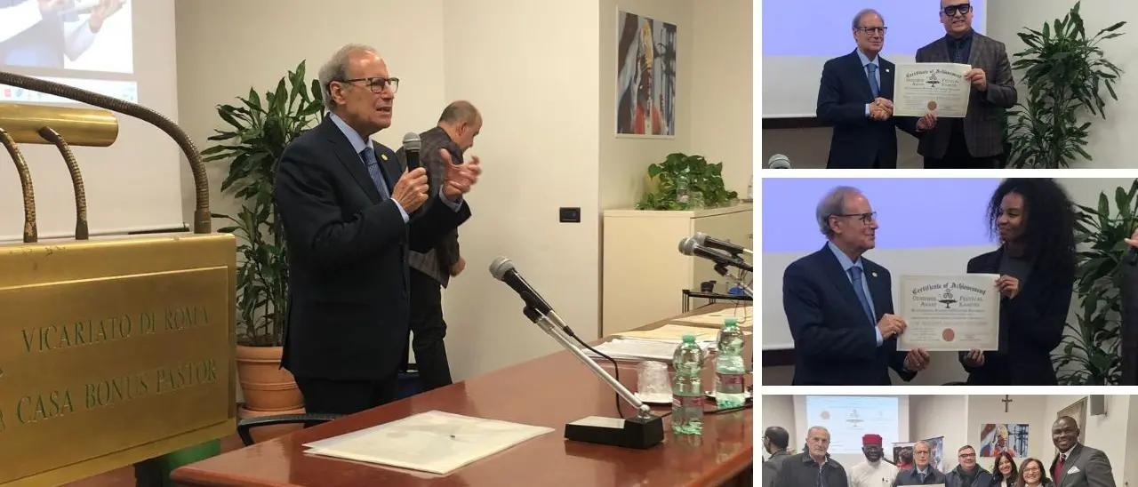 Cultura, Riccardo Succurro riceve il Premio Kainotés\u00A0a Roma\n