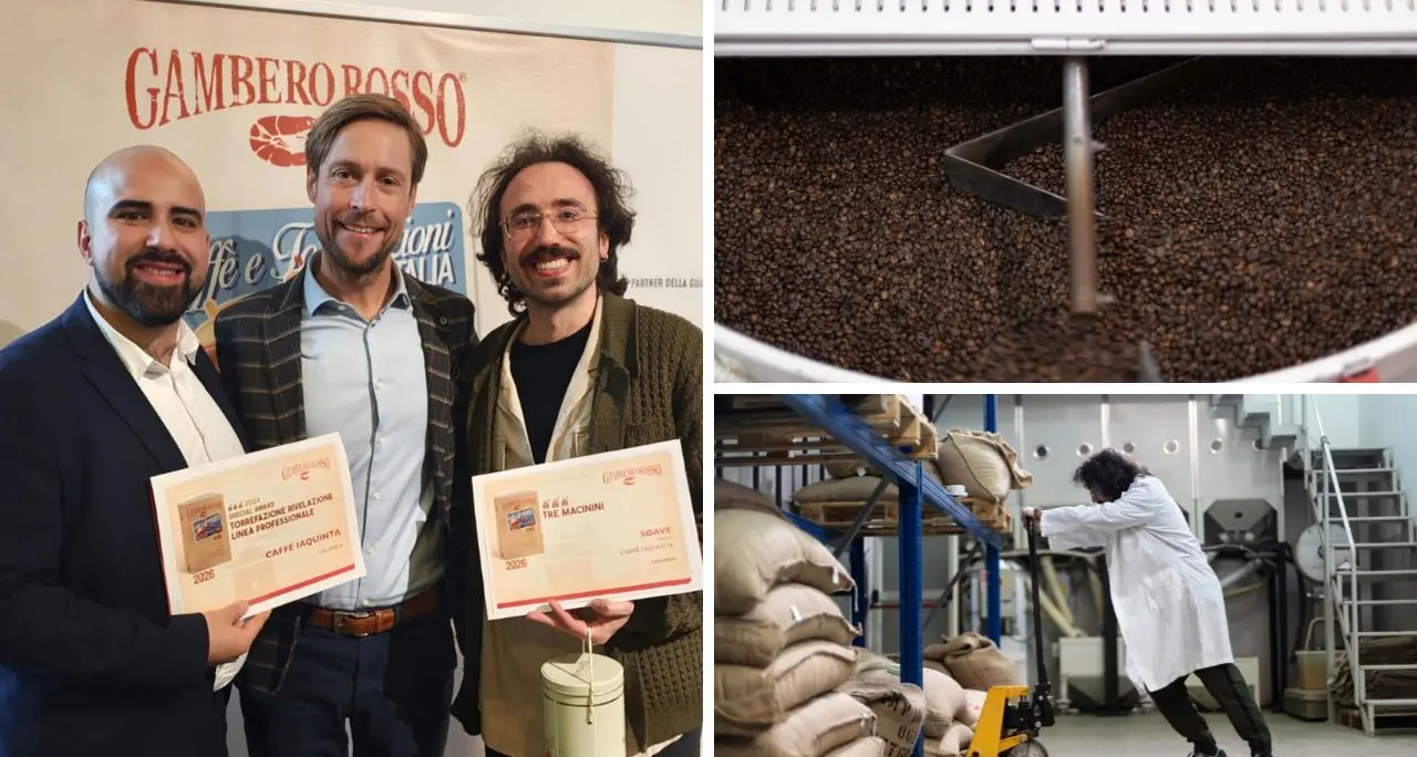 Due calabresi\u00A0conquistano il Gambero Rosso: la rinascita del Caffè Iaquinta\u00A0diventa “Rivelazione Linea Professionale”\n