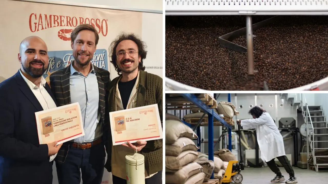 Due calabresi\u00A0conquistano il Gambero Rosso: la rinascita del Caffè Iaquinta\u00A0diventa “Rivelazione Linea Professionale”\n