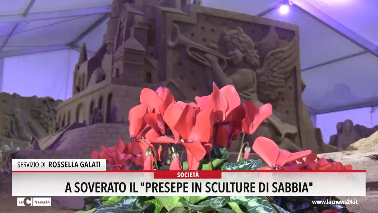 A Soverato il \"Presepe in sculture di sabbia\"