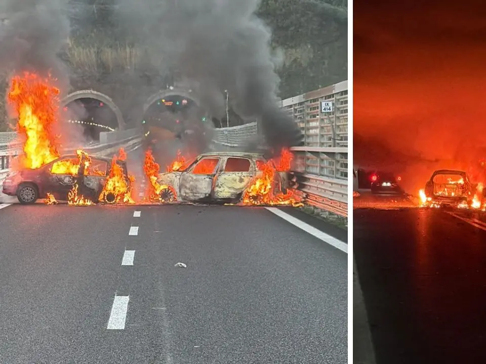 Assalto a portavalori sull’A2 tra Scilla e Bagnara: furgone bloccato da auto incendiate, rubati 2 milioni di euro