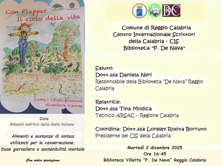 Reggio, il Cis della Calabria\u00A0propone una serie di incontri sugli alimenti nutritivi della dieta italiana\n