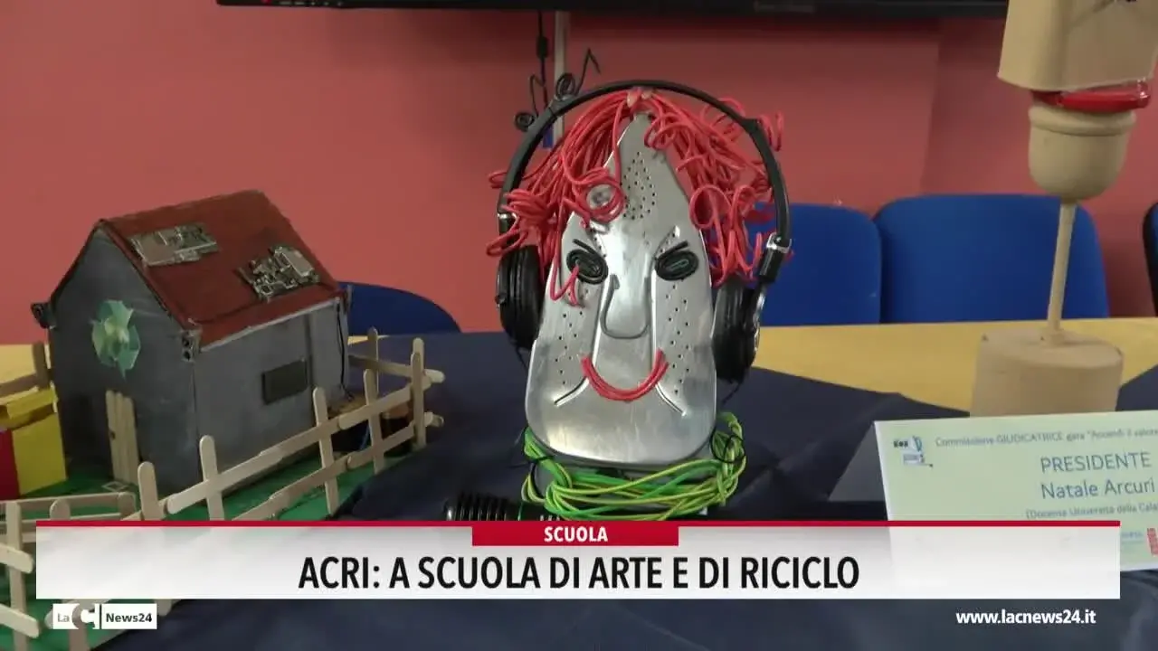 Acri: a scuola di arte e di riciclo