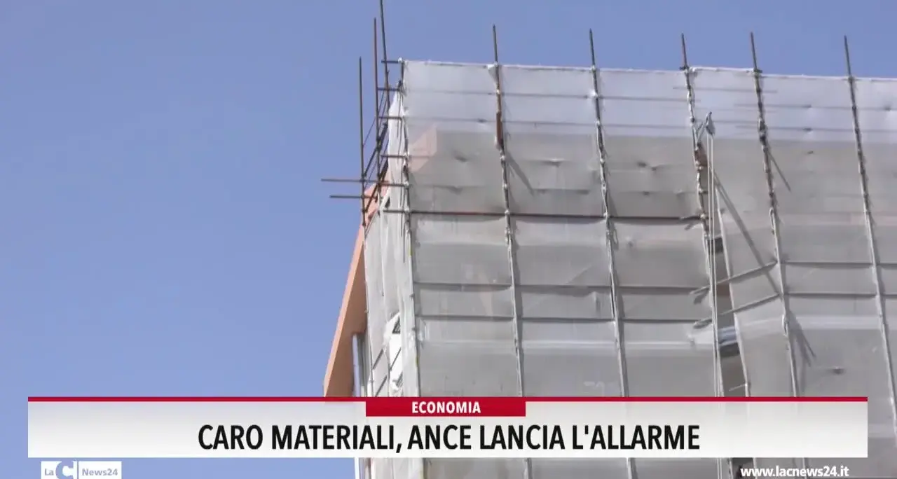 Caro materiali, Ance lancia l'allarme