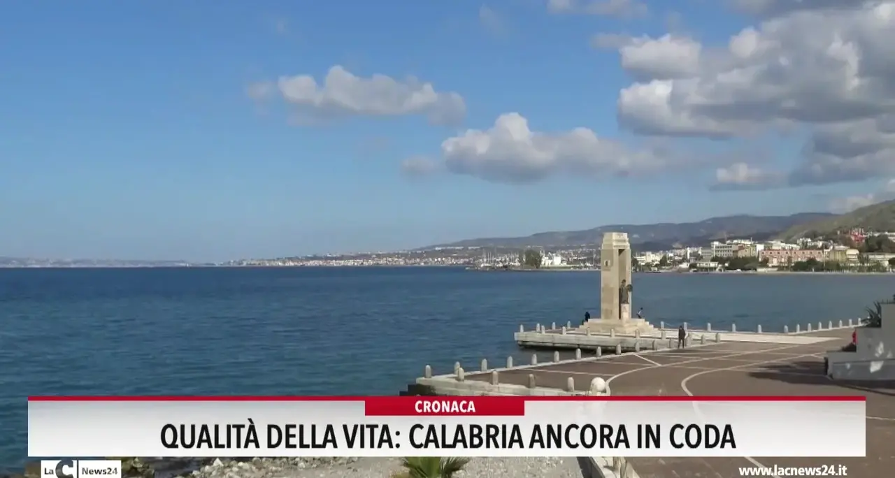 Qualità della vita, Calabria ancora in coda