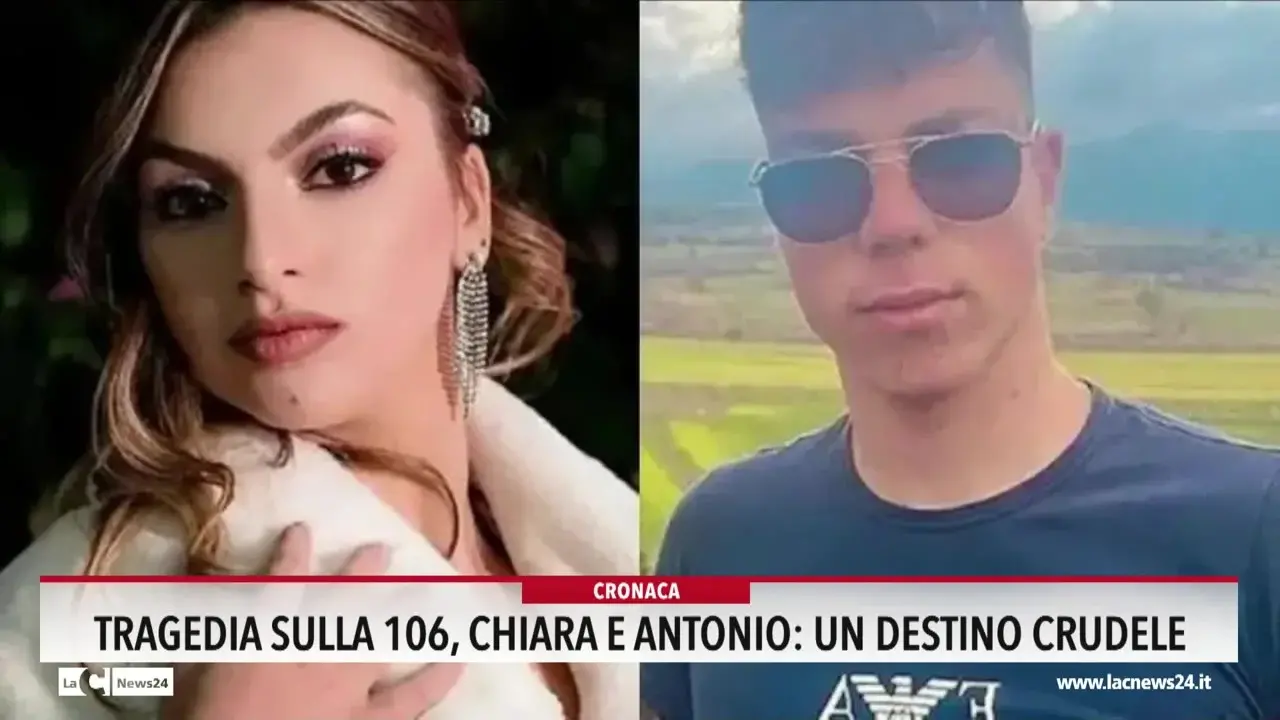 Tragedia sulla 106, Chiara e Antonio: un destino crudele