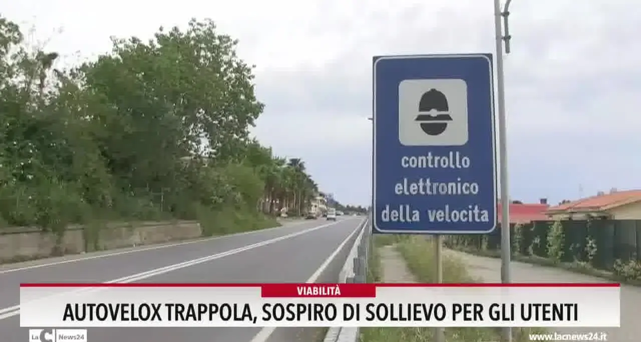 Autovelox trappola, sospiro di sollievo per gli utenti