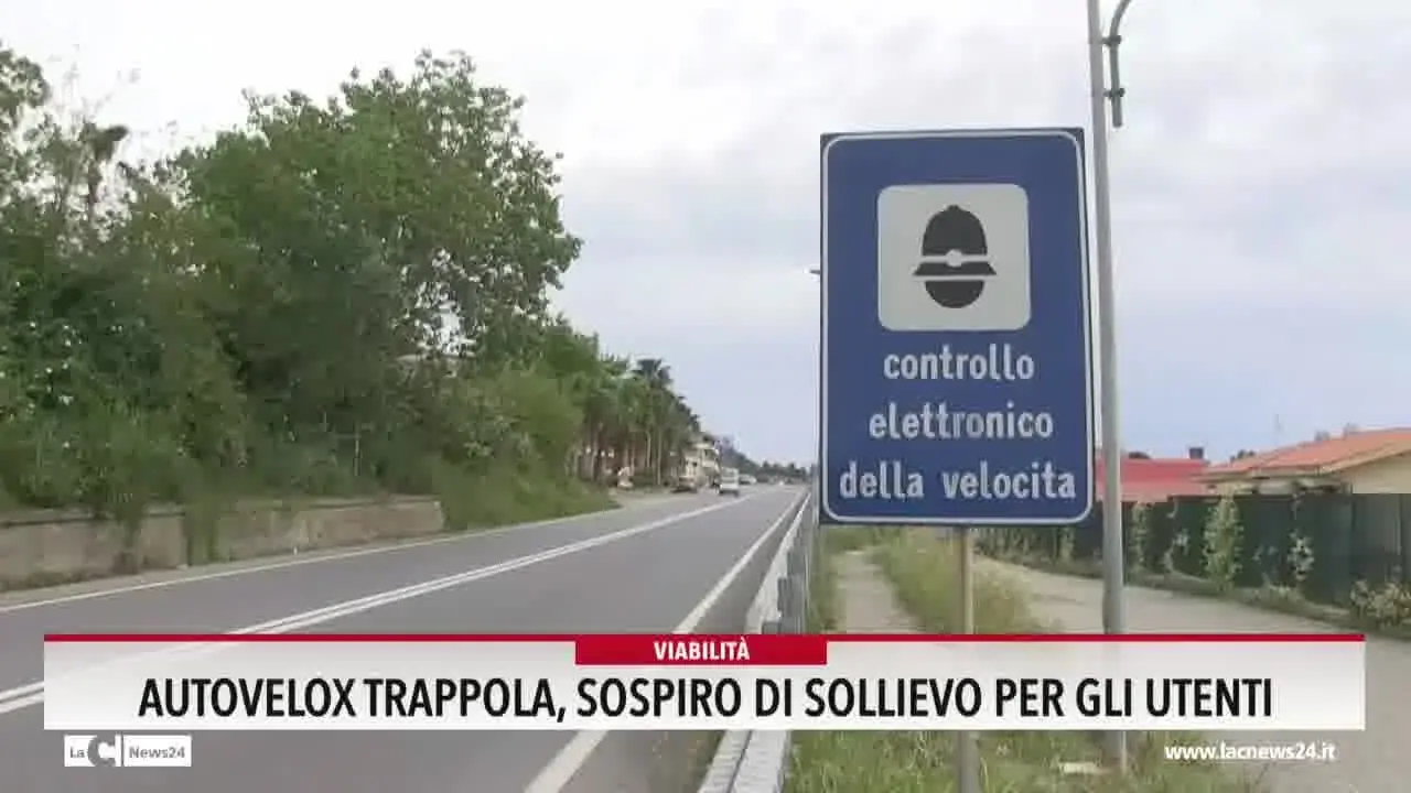 Autovelox trappola, sospiro di sollievo per gli utenti