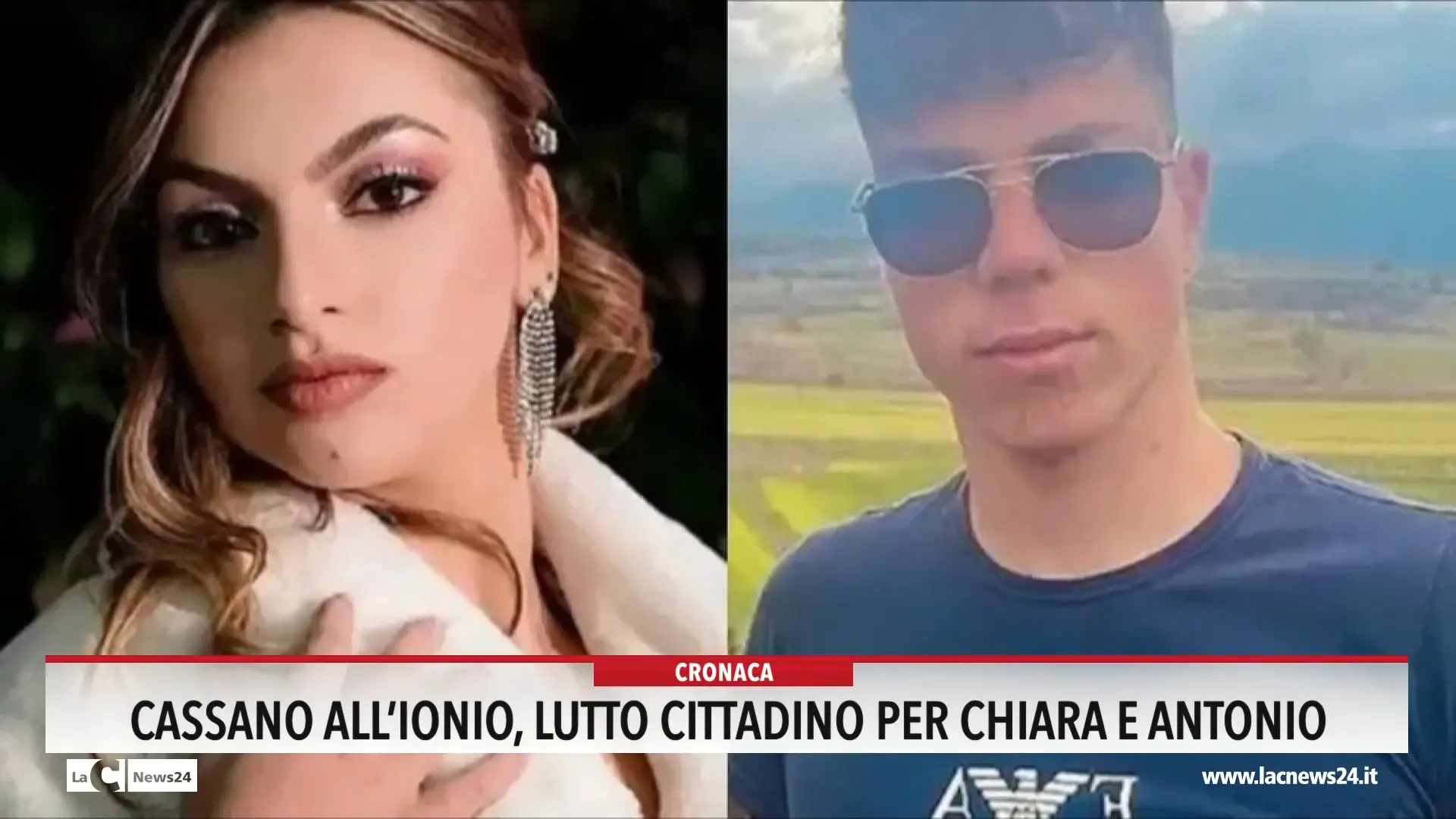 Cassano all'Ionio, lutto cittadino per Chiara e Antonio