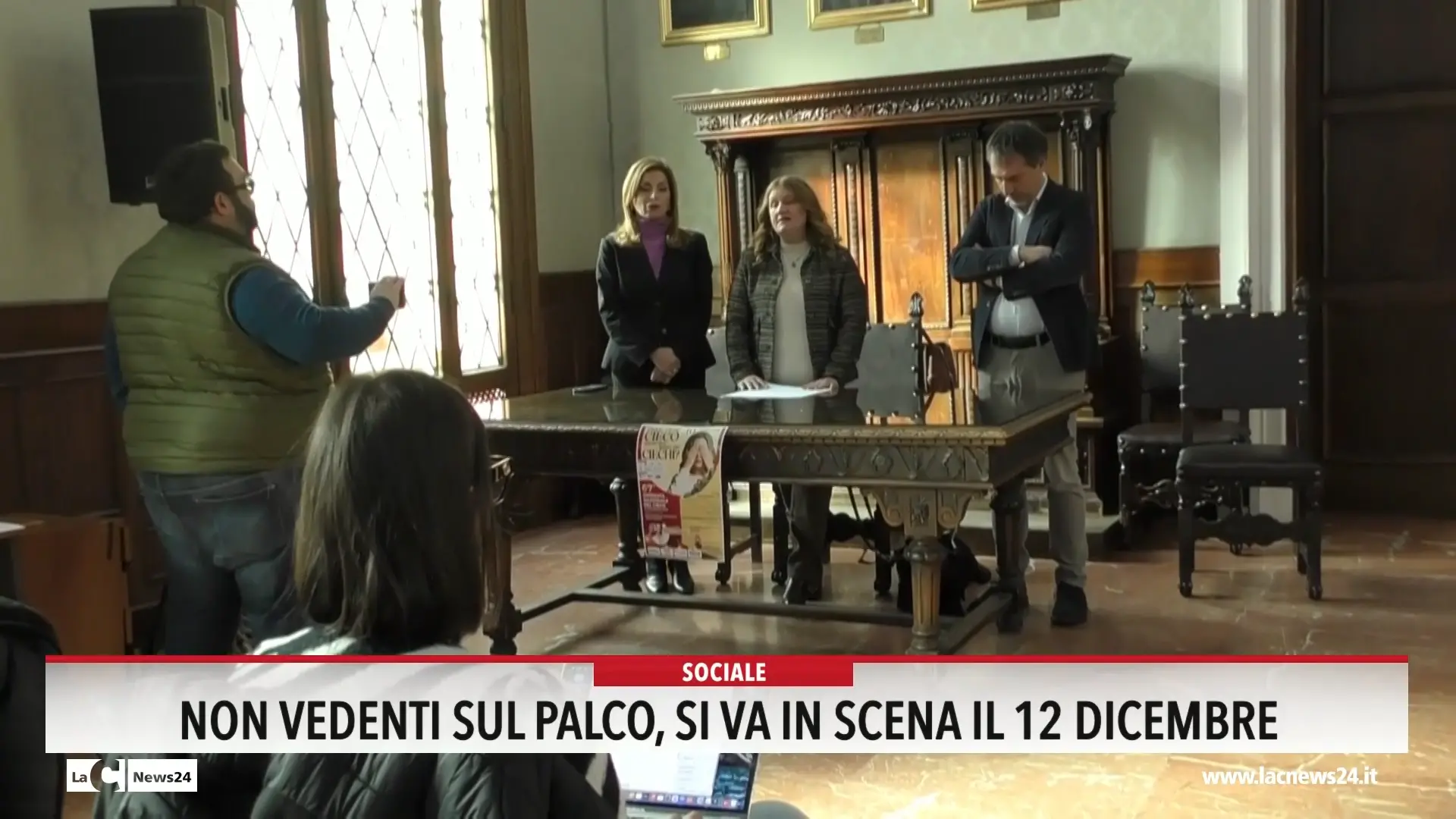 Non vedenti sul palco, si va in scena il 12 dicembre