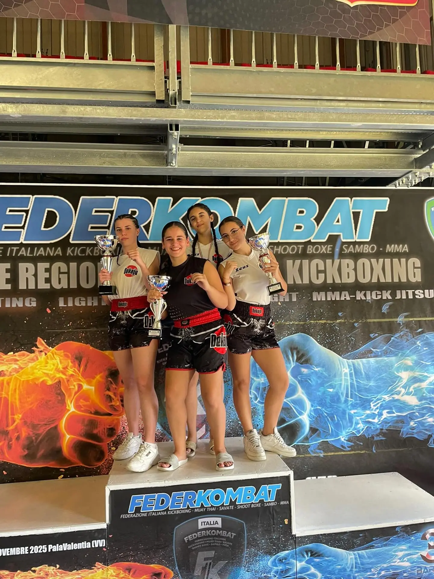 Reggio, successo per la Dekaju Kombat alla 1ª Fase Regionale di Kickboxing Calabria 2025\n