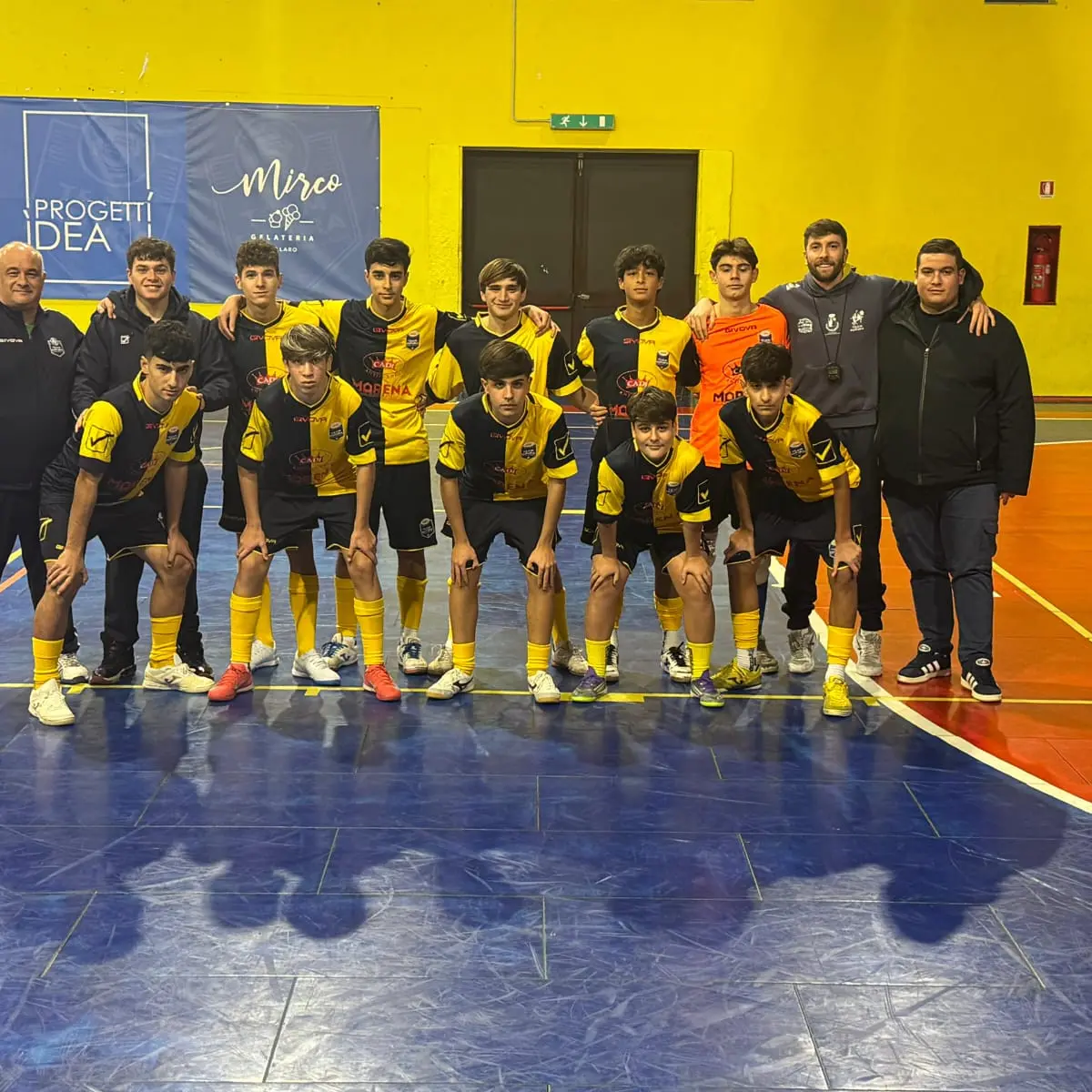 Futsal, l’Under 17 giallo-blu: Cadi Antincendi Futura travolgente, 22-2 alla Ludos\n