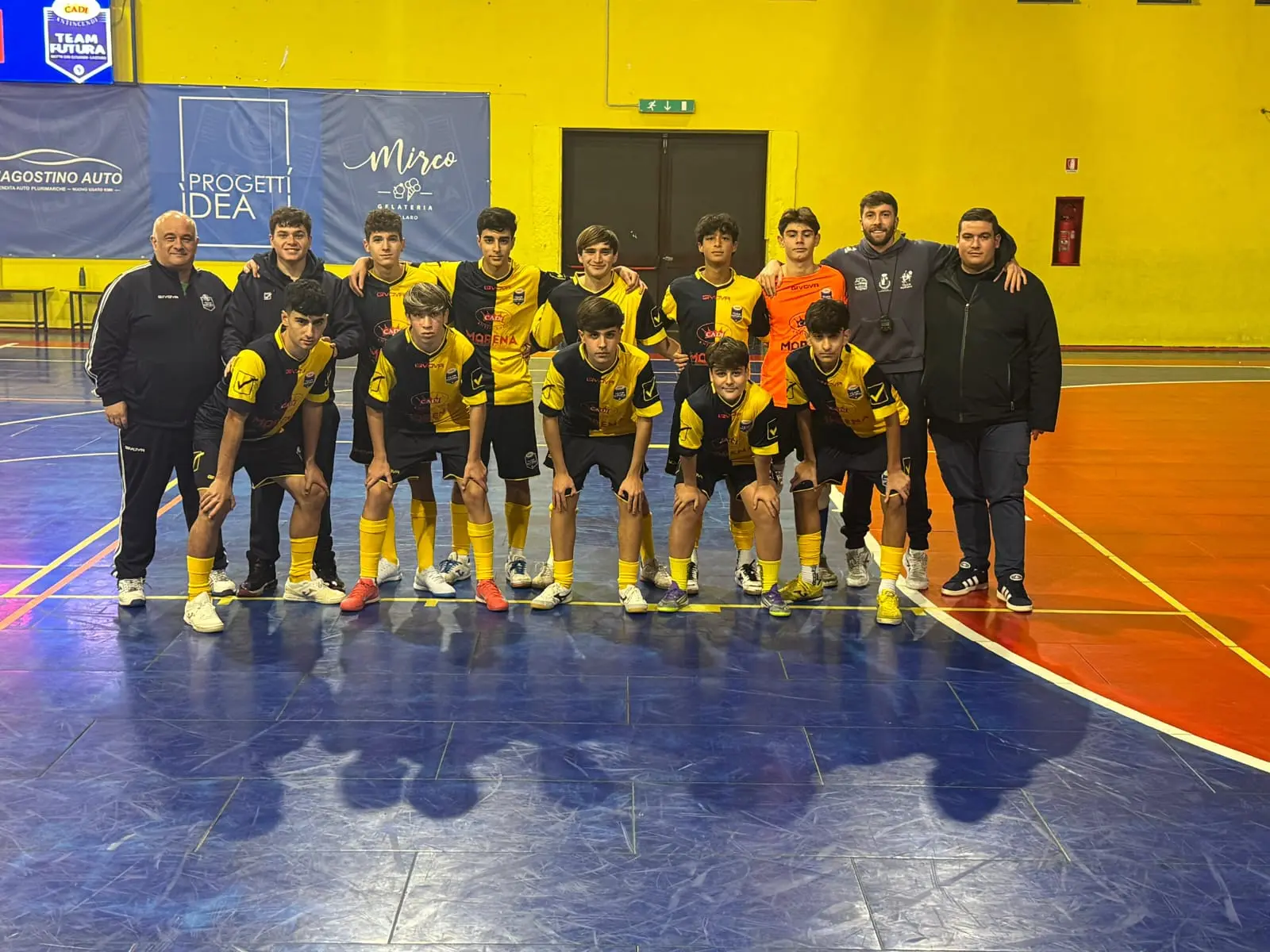 Futsal, l’Under 17 giallo-blu: Cadi Antincendi Futura travolgente, 22-2 alla Ludos\n