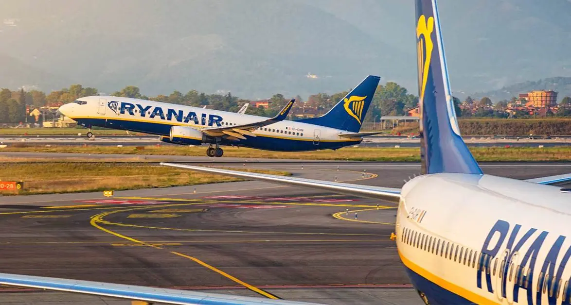 Aeroporti calabresi, Ryanair celebra 5 milioni di passeggeri sulla rotta Lamezia-Bergamo: risultati record in 17 anni\n