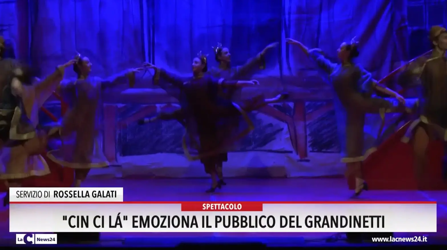 Lamezia, Cin cin là emoziona il pubblico del Grandinetti