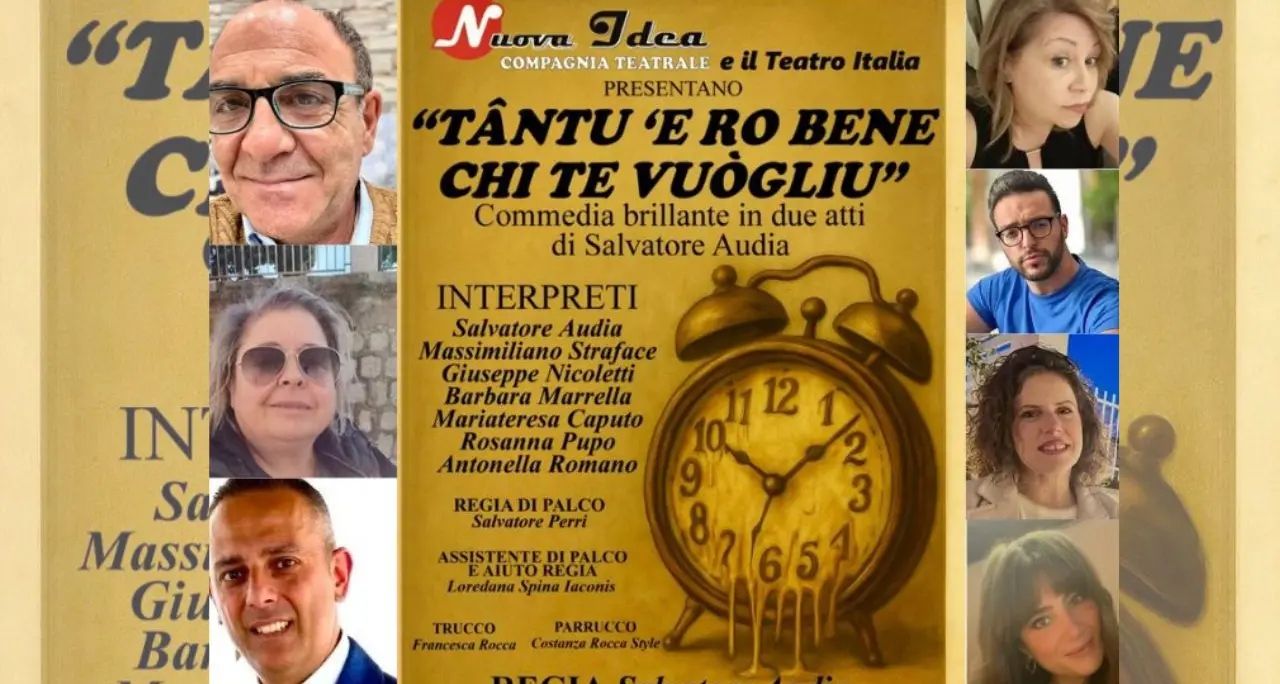 Teatro, a San Giovanni in Fiore tutto pronto per “Tantu ‘e ro bene chi te vuogliu” della Compagnia Nuova Idea\n