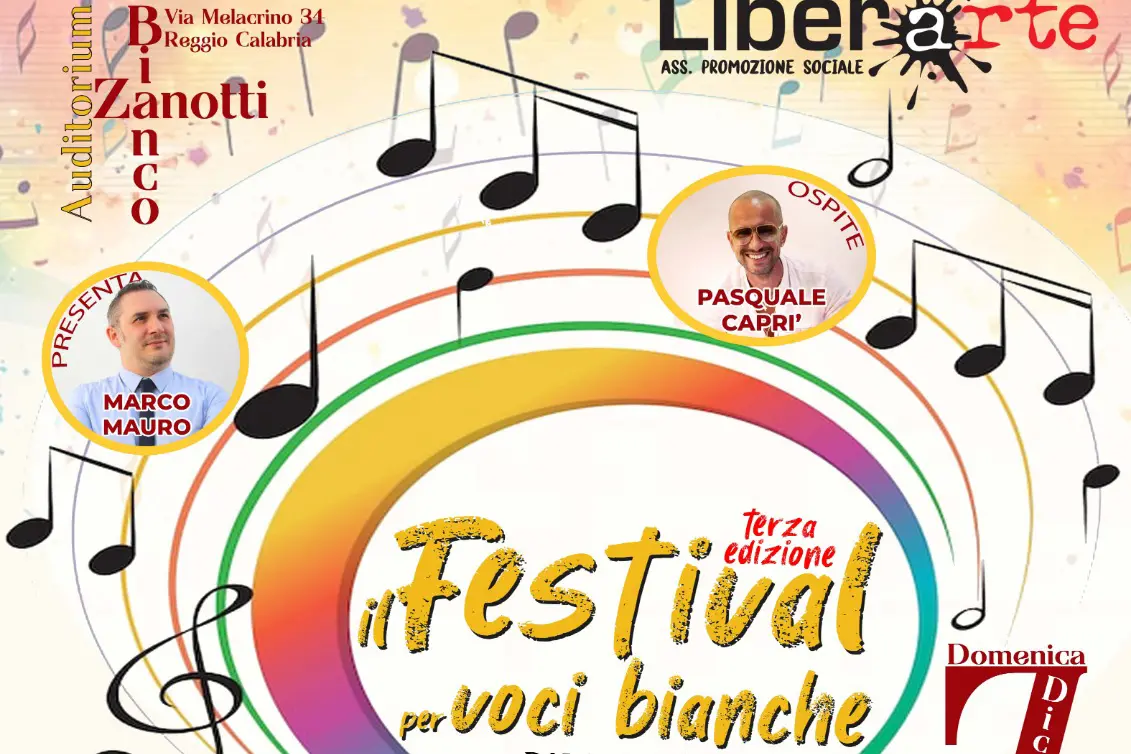Giovani voci in gara a Reggio Calabria con il Festival Voci Bianche: al vincitore una borsa di studio\n
