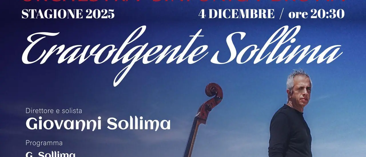 Giovanni Sollima incanta Cosenza con l’Orchestra Brutia al Rendano\n