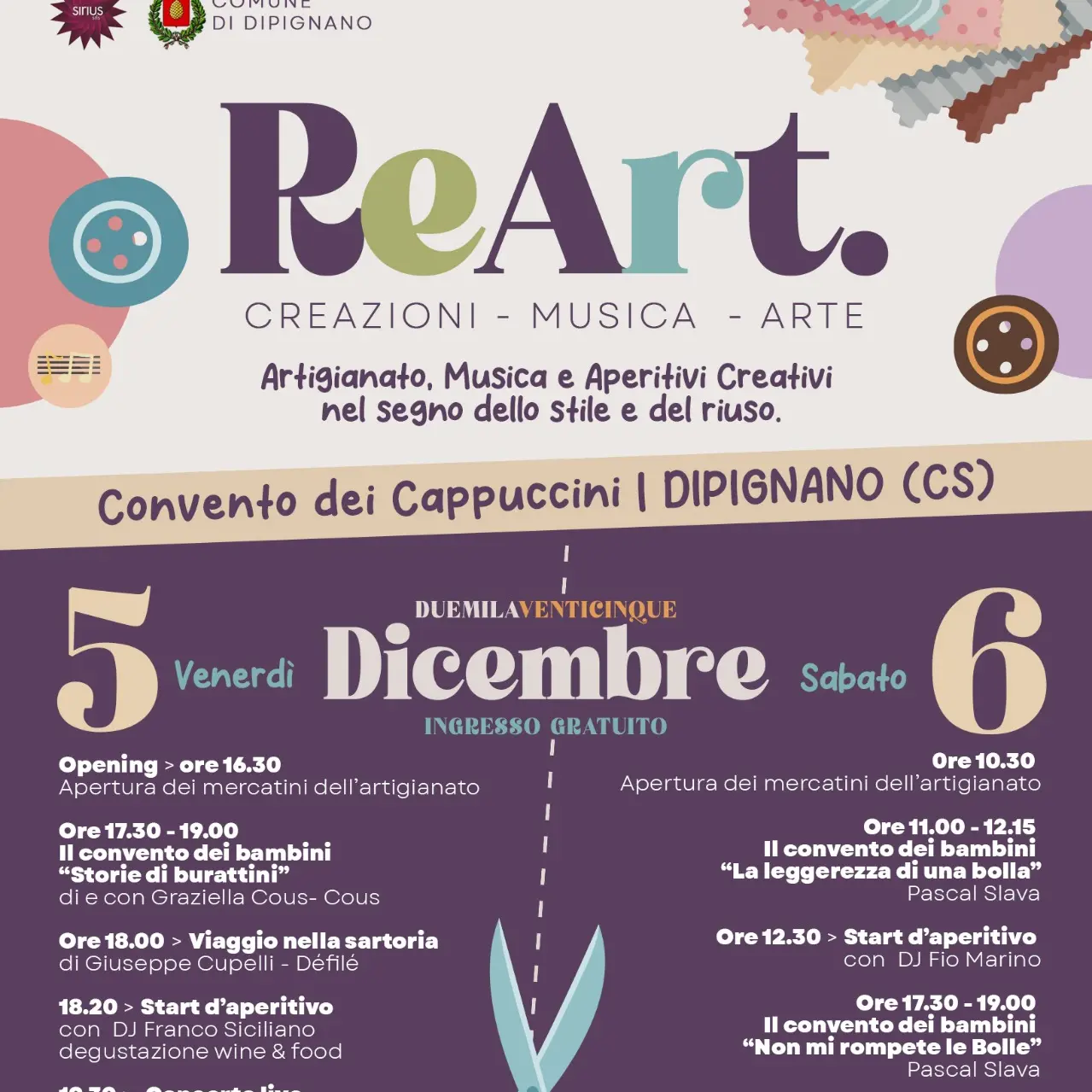 ReArt riapre l’Ex Convento dei Cappuccini e celebra la tradizione\n