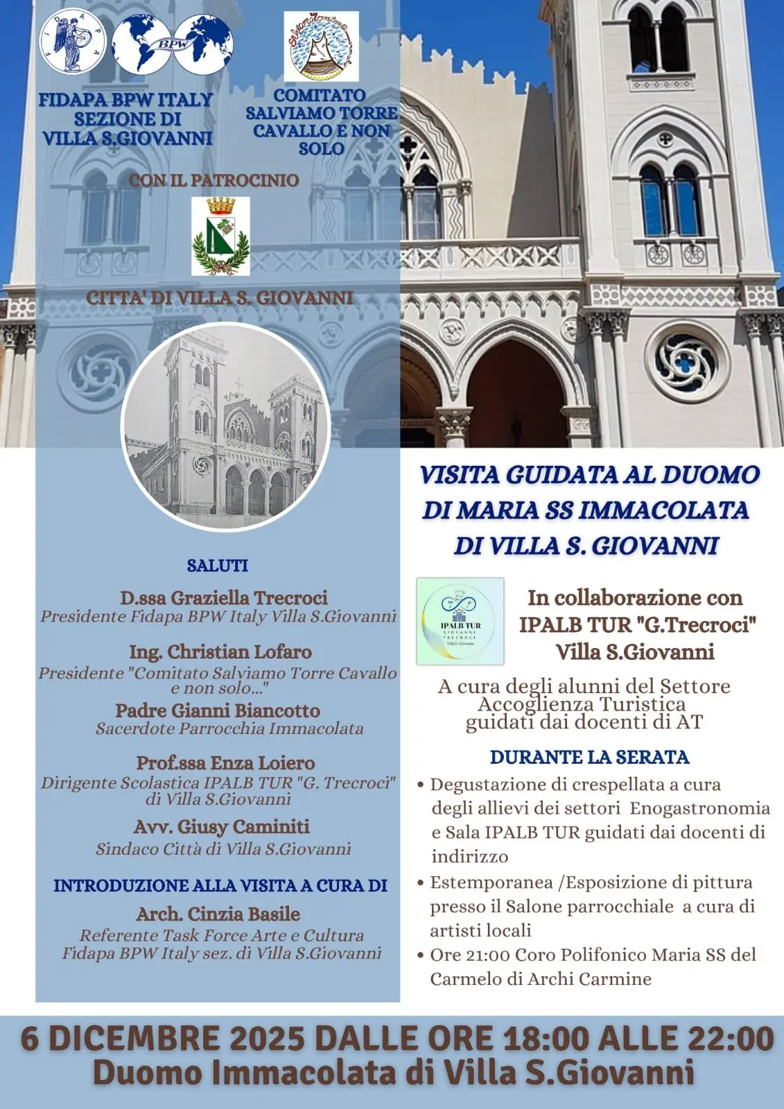 Villa San Giovanni, visita guidata al Duomo di Maria SS Immacolata\n